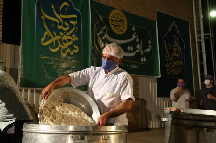 برپایی گذر اطعام علوی در مشهد به مناسبت عید غدیر