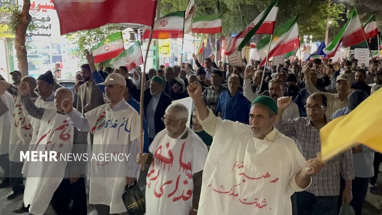 مردم شیروان در صدمین شب تجمعات با رهبر انقلاب بیعت کردند