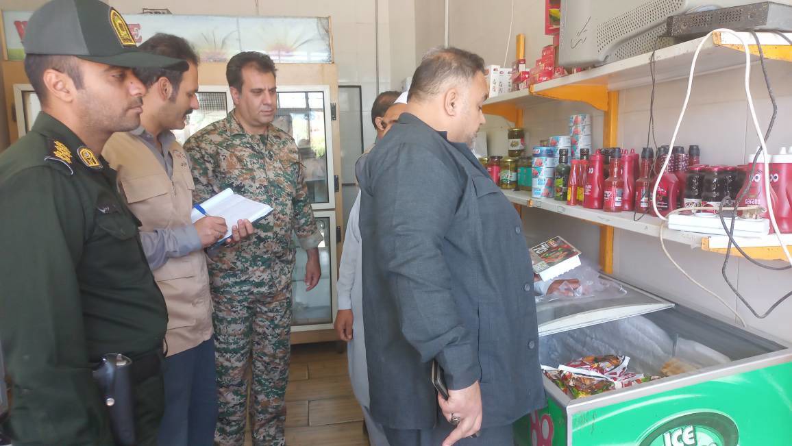 گشت مشترک قرارگاه نظارت بر بازار و اصناف صالح آباد تربت جام