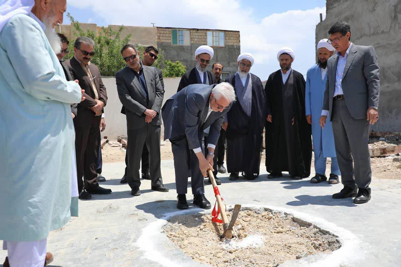 ساخت مصلای خاتم الانبیا(ص) اهل سنت بجنورد آغاز شد