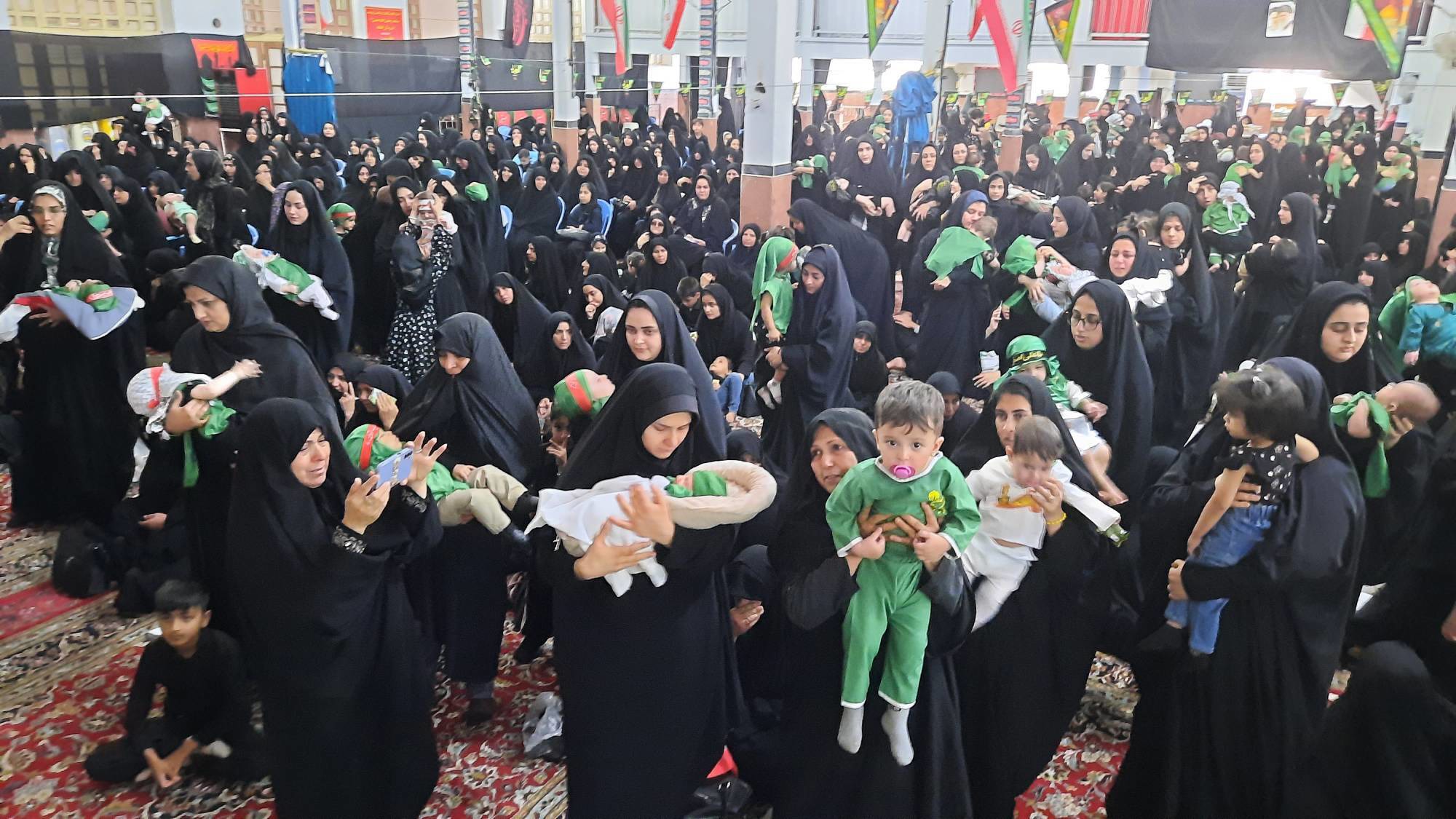 جلوه‌هایی از آئین شیرخوارگان حسینی در شهرستان‌های خراسان رضوی