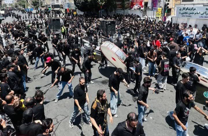 آئین سنتی سنگ‌زنی روز عاشورا در شهرستان بام و صفی آباد