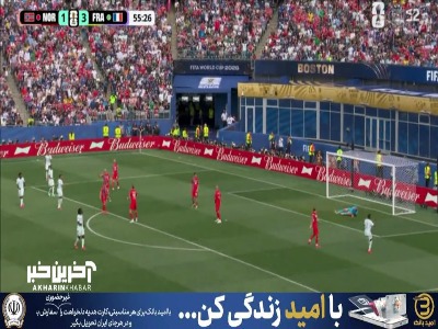 ضربه خطرناک امباپه با فاصله اندک از بالای دروازه نروژ به بیرون رفت