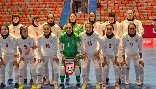 قهرمانی تیم فوتسال زنان ایران در کافا