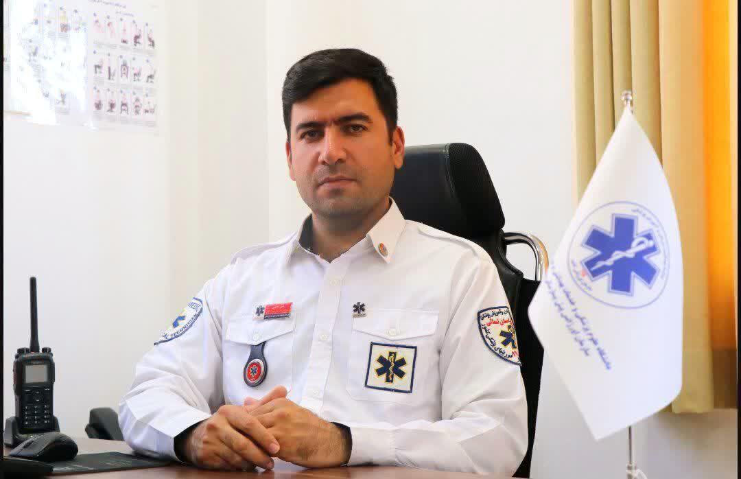 آماده‌باش اورژانس خراسان شمالی در مراسم تشییع پیکر قائد امت