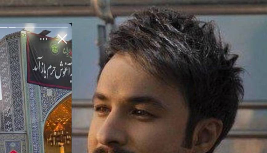 استوری مصطفی راغب از صحن آزادی حرم امام رضا(ع)