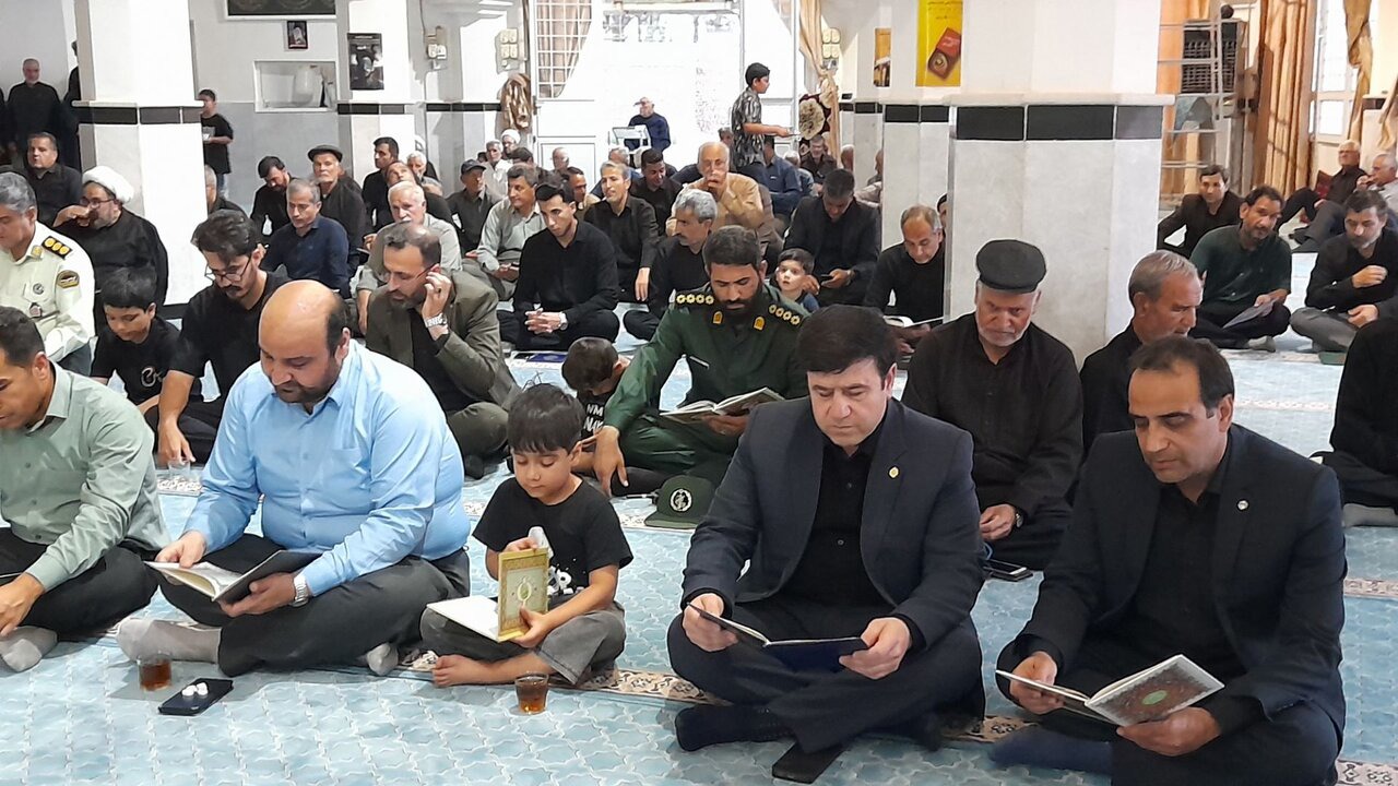 برگزاری مراسم بزرگداشت امام شهید در خلیل‌آباد