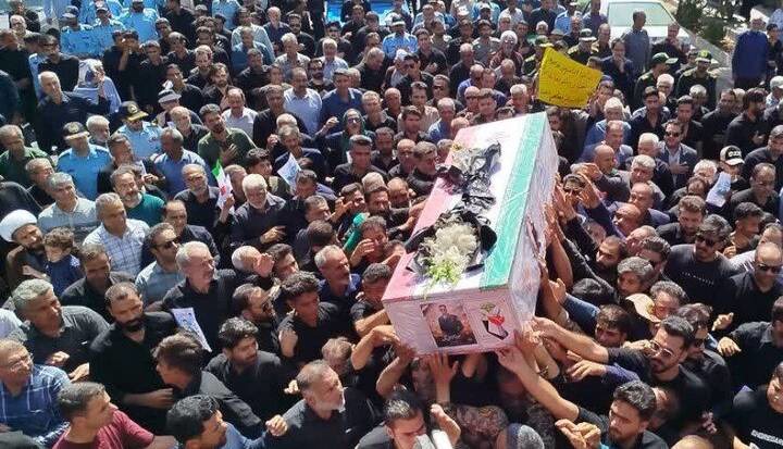 مراسم تشییع باشکوه شهید «علیرضا زارعی ثانی» در بردسکن برگزار شد