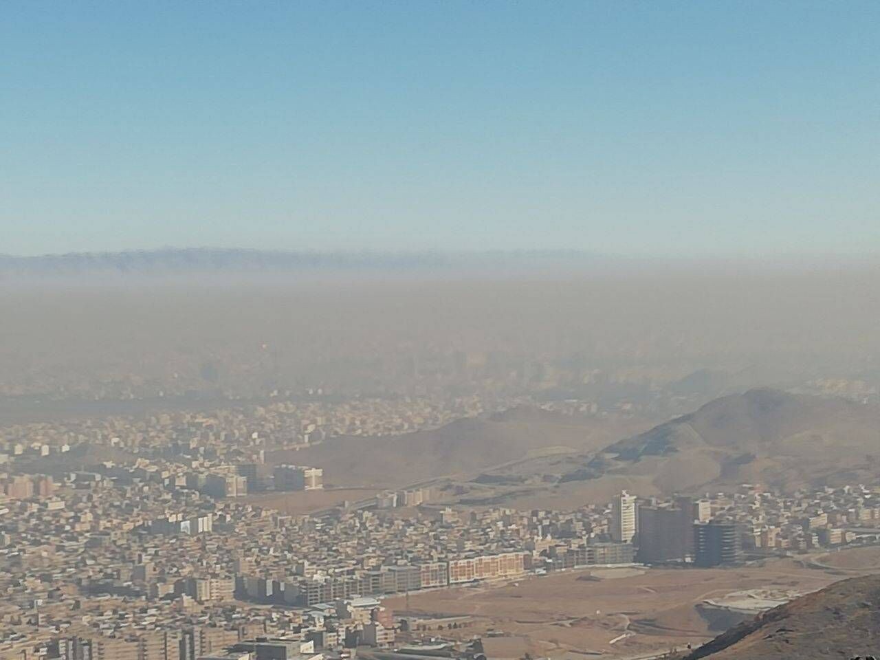گرد و غبار و آلودگی هوای مشهد برای دومین روز متوالی