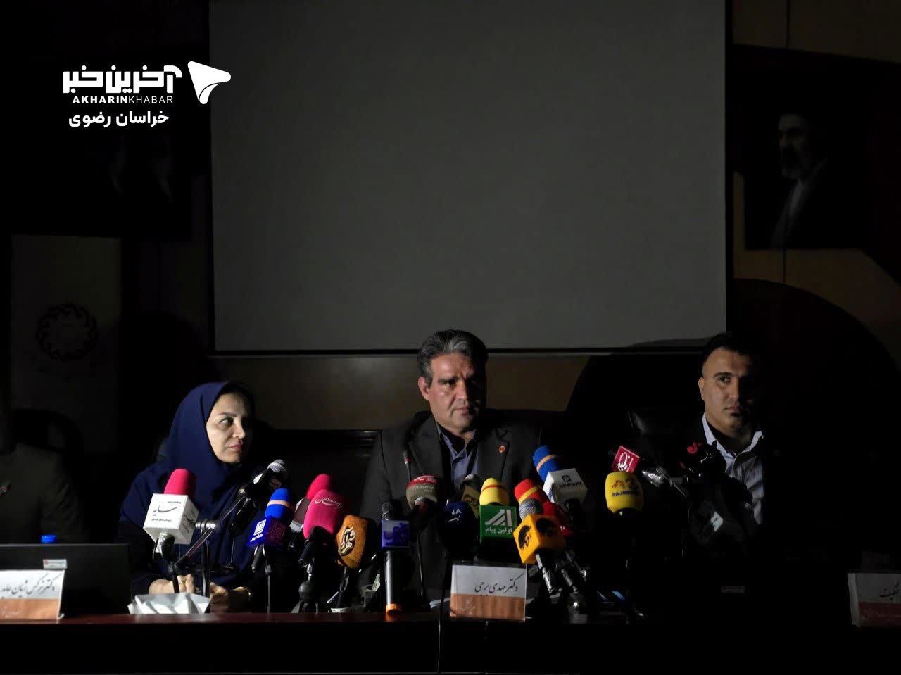 قطع برق در نشست خبری مدیرکل بهزیستی خراسان رضوی