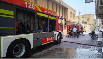 مهار آتش سوزی گسترده انبار ضایعات پلاستیک در چناران