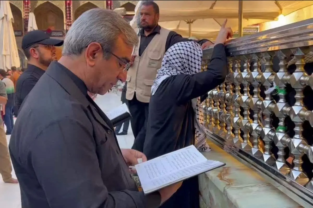 ورود استاندار خراسان رضوی به نجف برای بازدید از مواکب و تشرف به حرم
