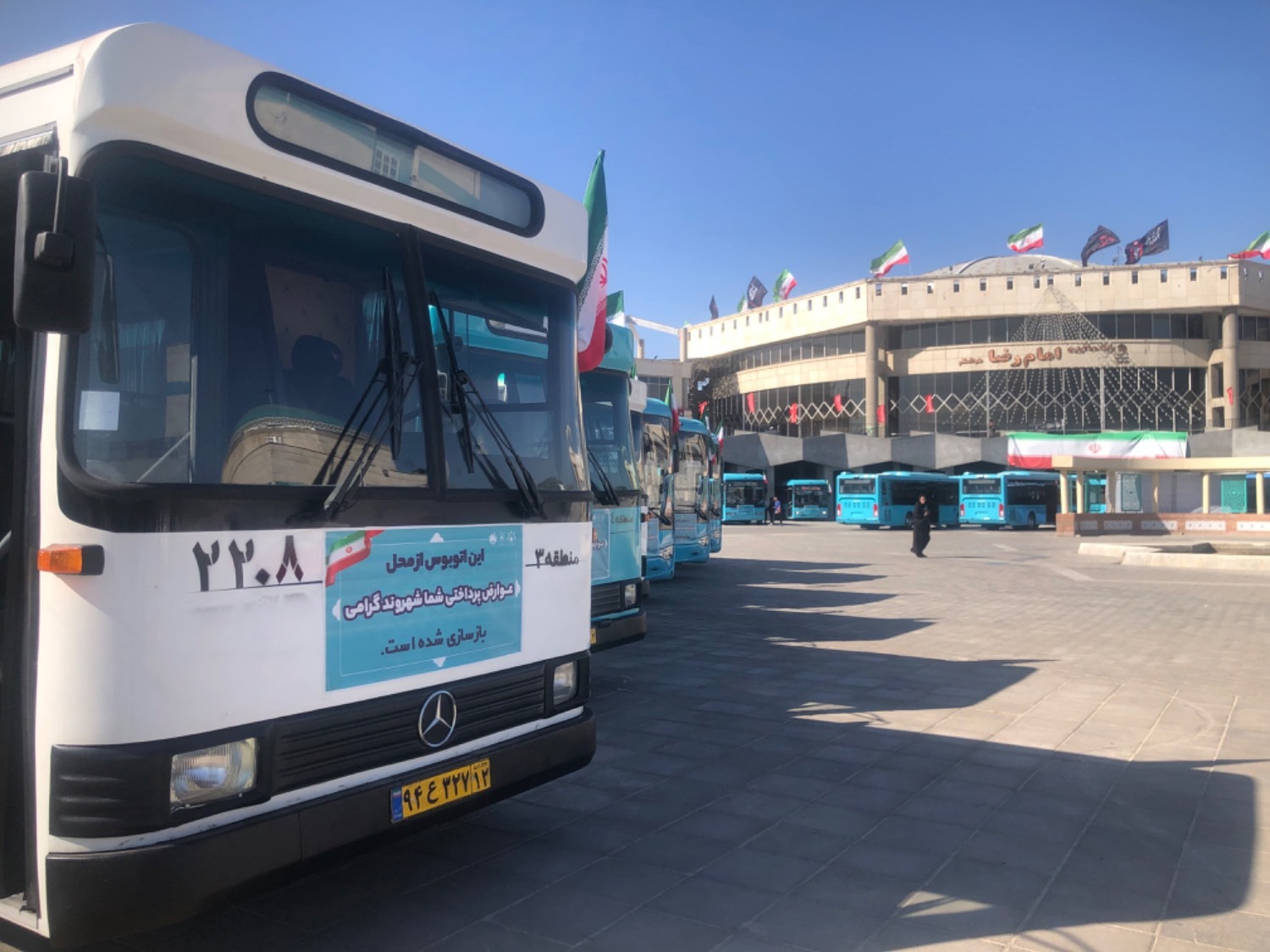افزوده شدن ۲۵ دستگاه اتوبوس جدید به ناوگان مسافری مشهد