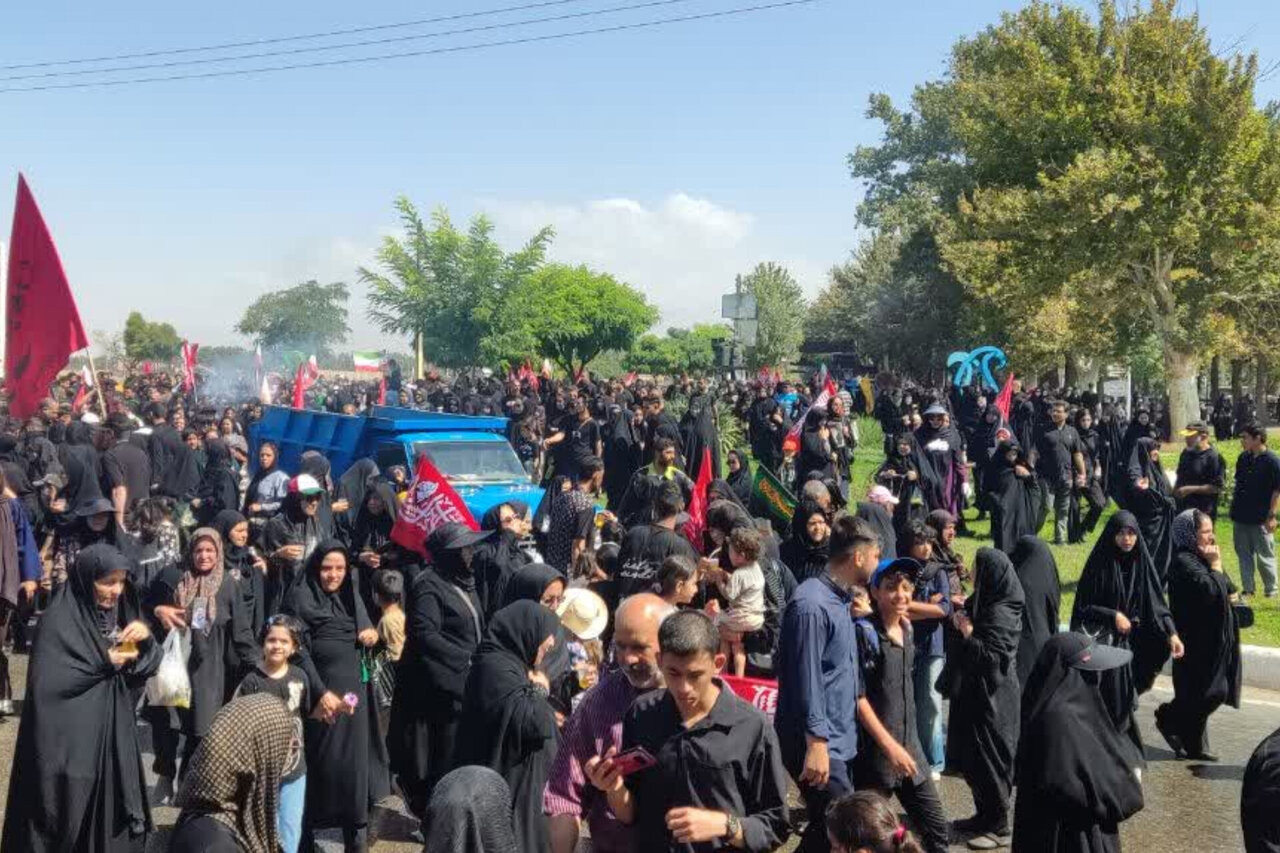 مراسم پیاده روی جاماندگان اربعین حسینی در نیشابور