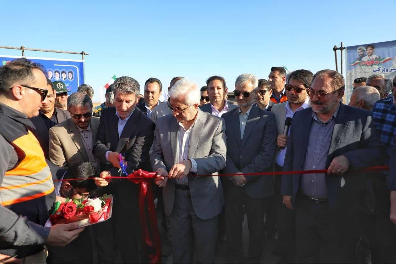 بهره برداری از محور روستایی قراجه رباط در جاجرم