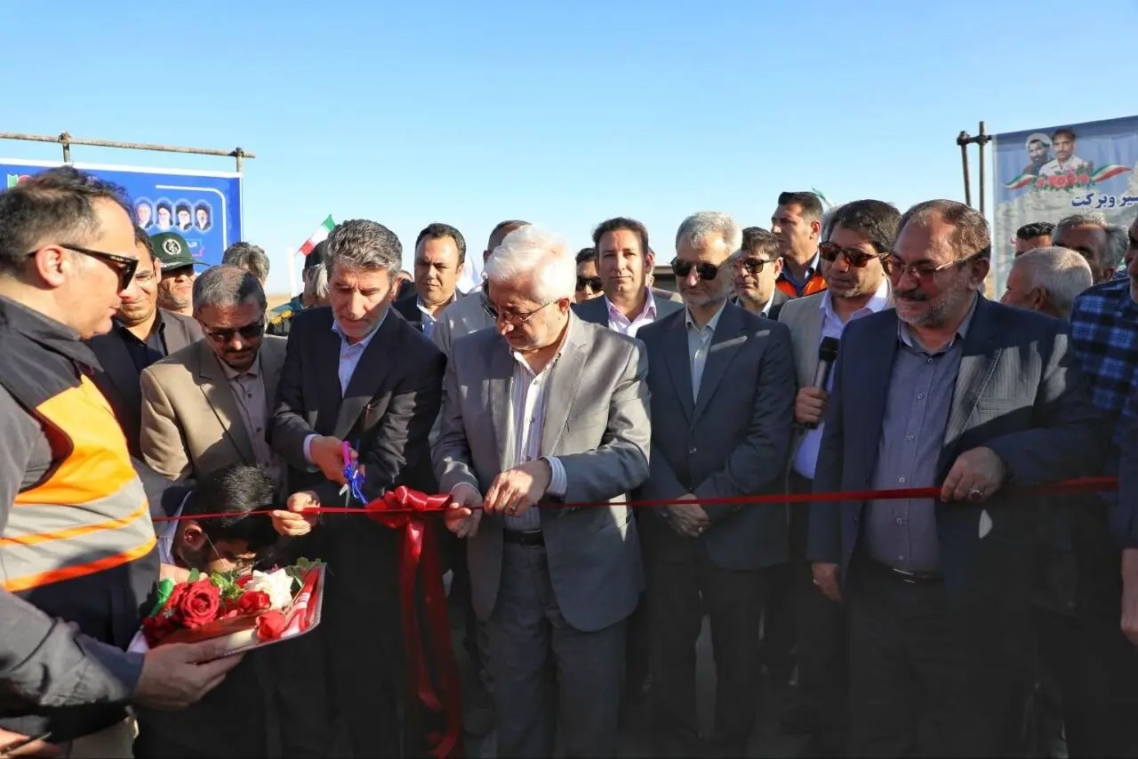 بهره‌برداری از محور روستایی قراجه رباط جاجرم با حضور استاندار خراسان شمالی
