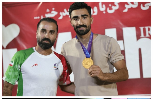 دونده جوان زنجانی طلای دوومیدانی قهرمانی کشور کسب کرد