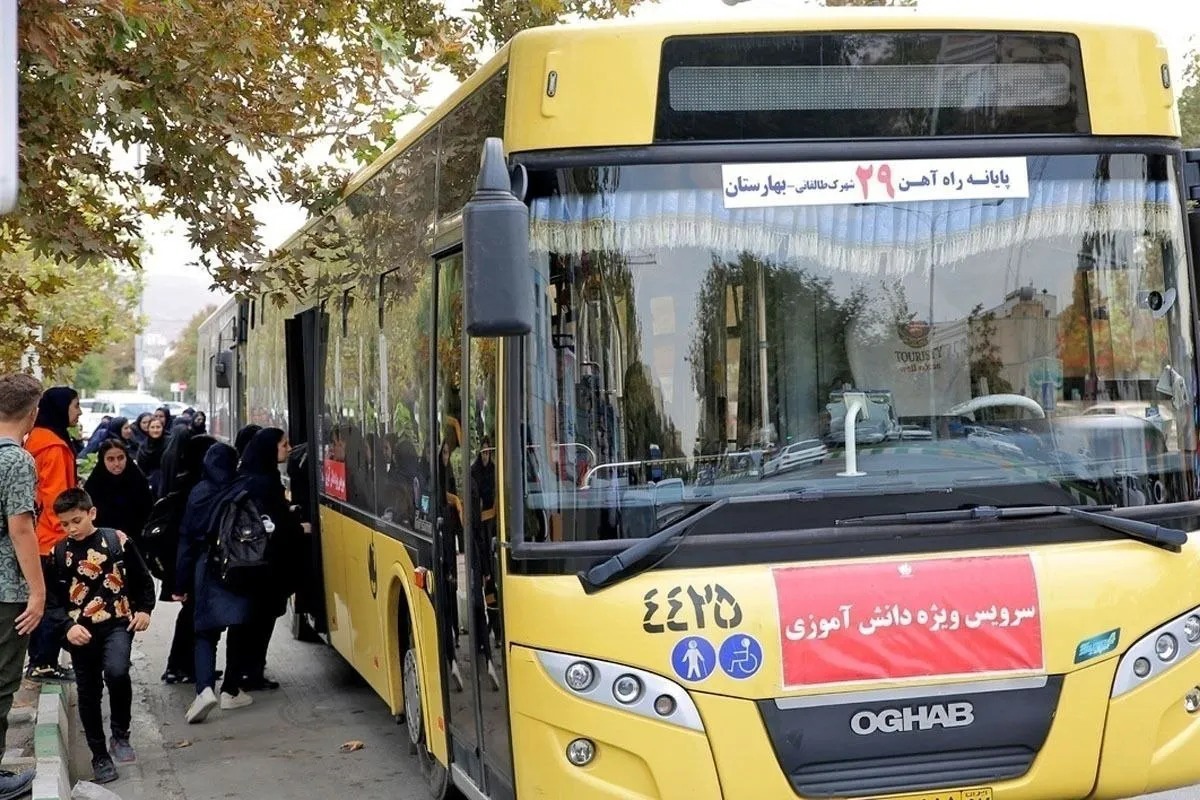 سرویس‌دهی ویژه مدارس دخترانه در ۴۳ خط شهری مشهد هنگام تعطیلی مدارس