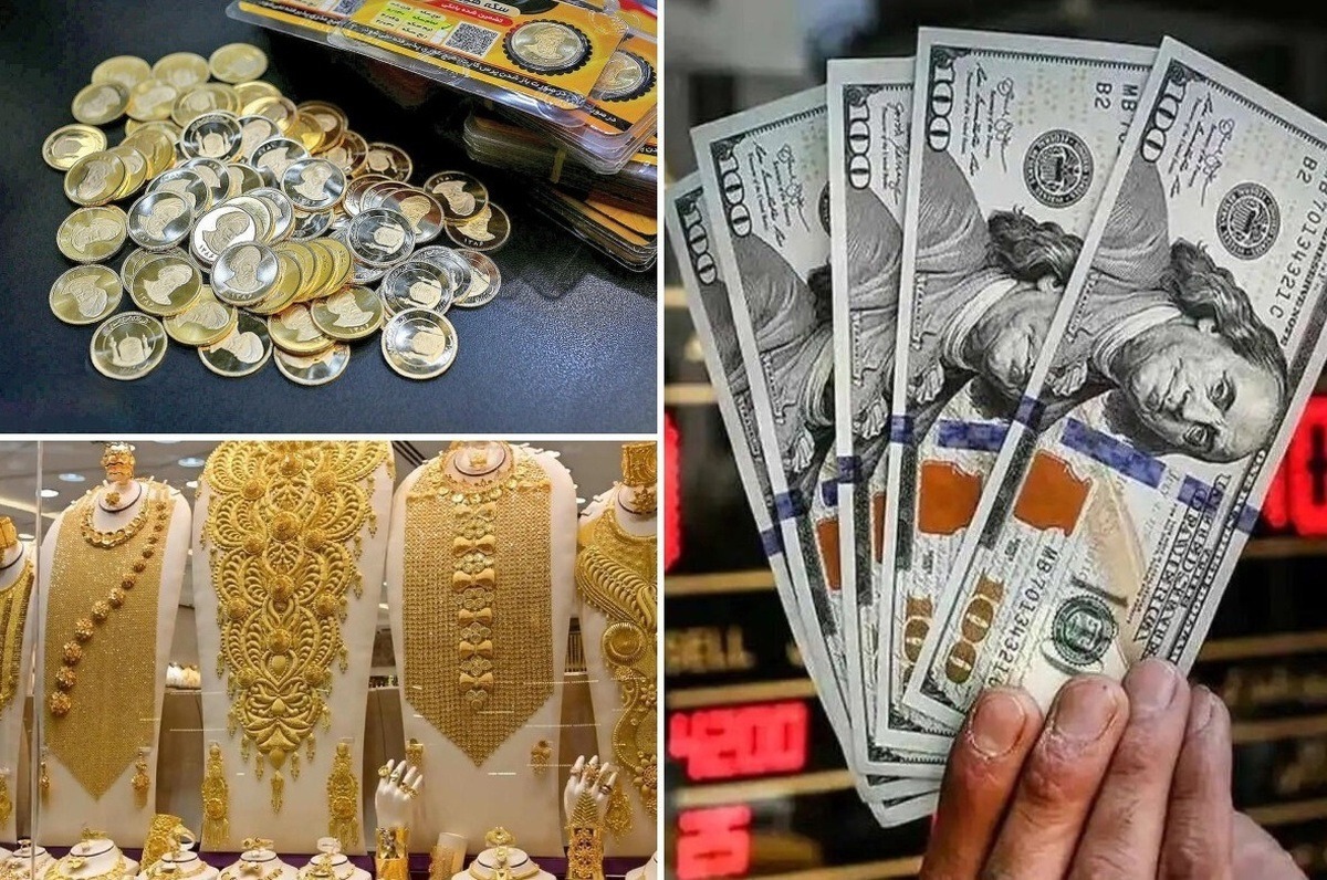 بازار طلا و ارز قرمز شد؛ دلار ثابت ماند
