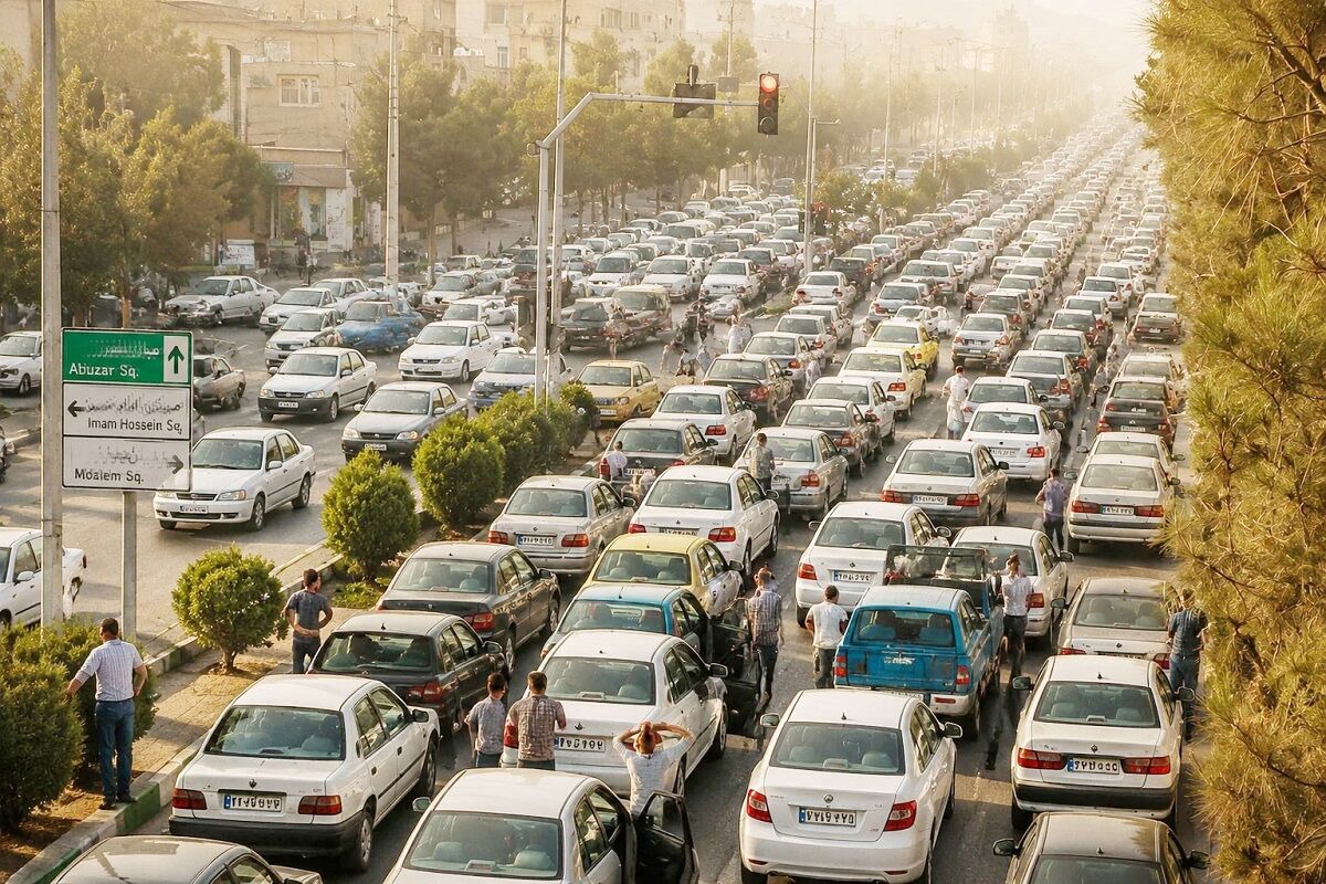 بیرجند در پیچ ترافیک؛ زیرساخت‌های ۲۰ ساله پاسخگوی افزایش تعداد خودروها نیست