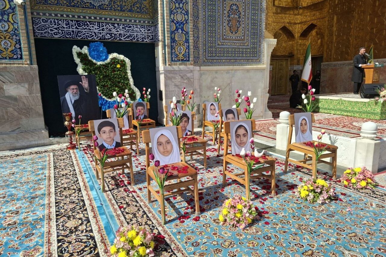 دانش آموزان مشهدی ادامه دهنده راه کودکان شهید مینابی