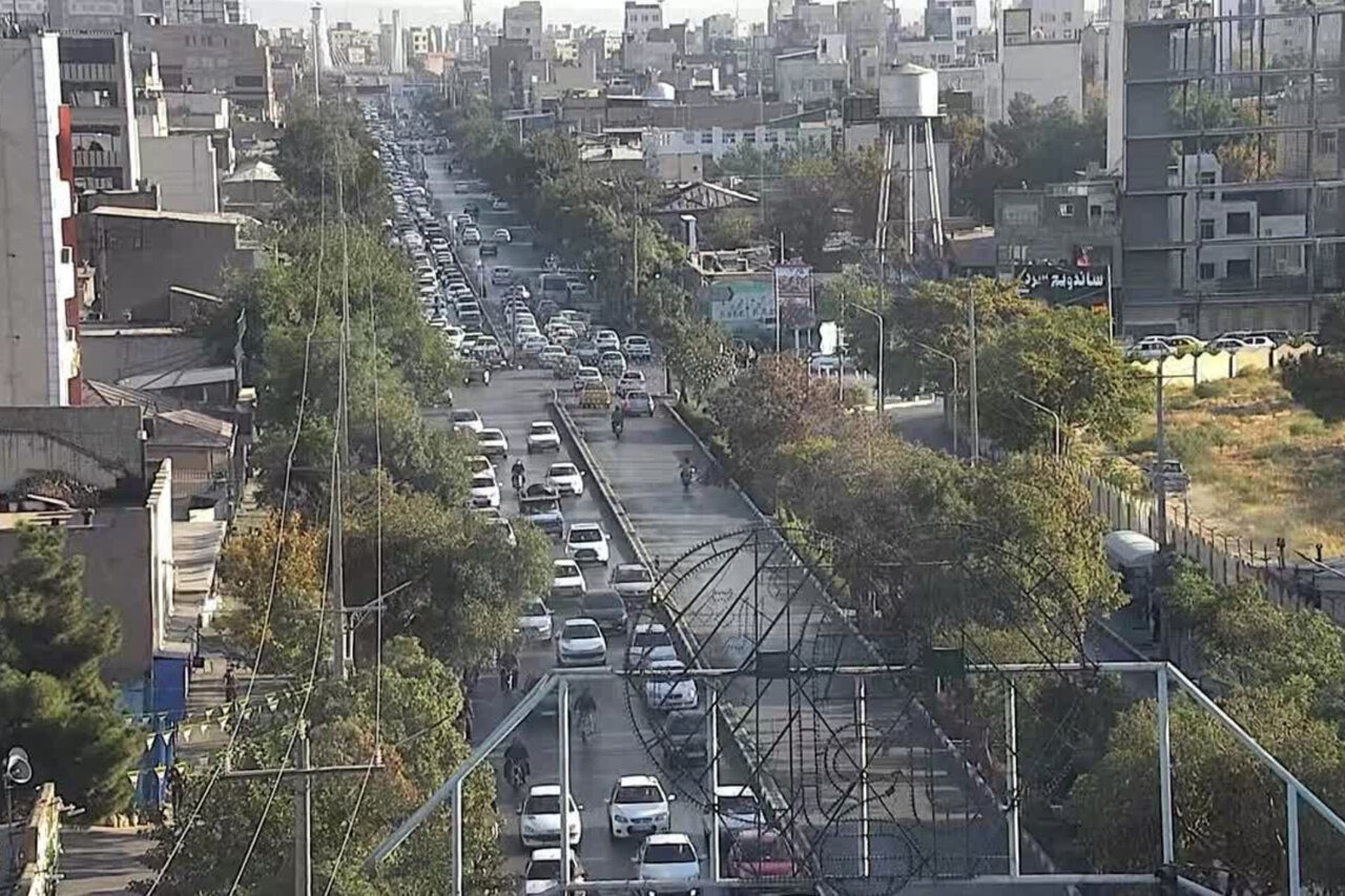 ترافیک سنگین در معابر اصلی مشهد