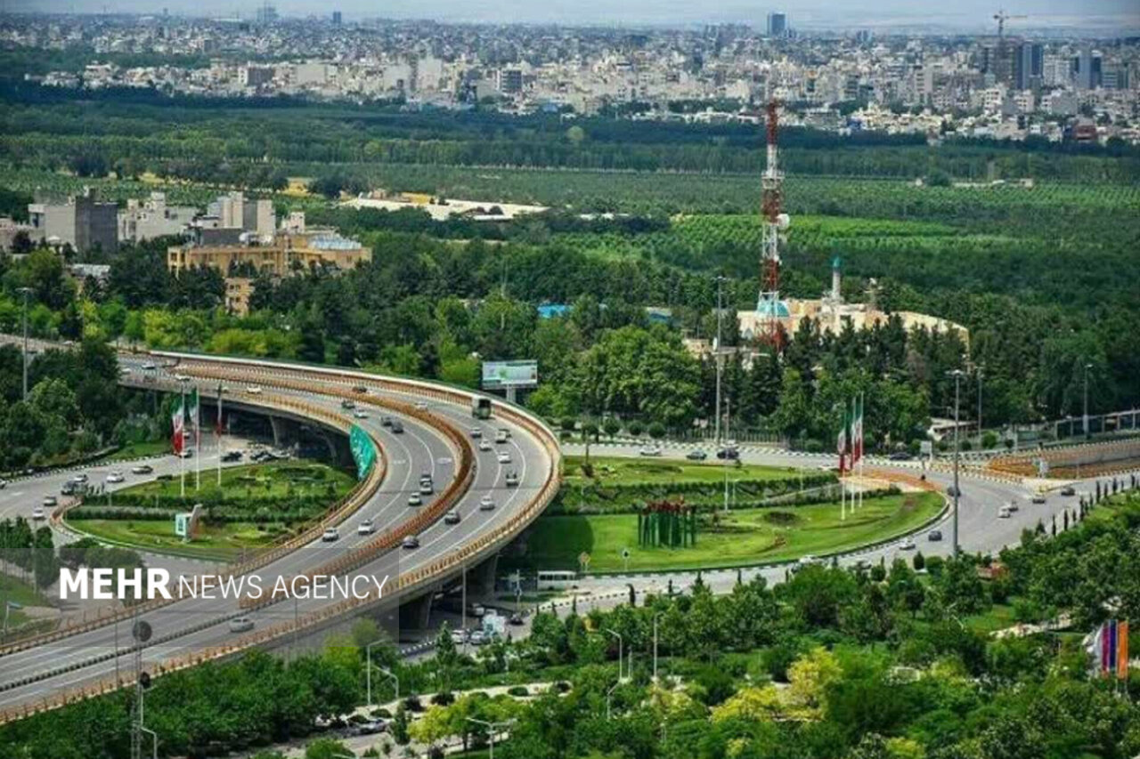 تمام ایستگاه‌های شاخص کیفیت هوای مشهد در وضعیت زرد و سبز