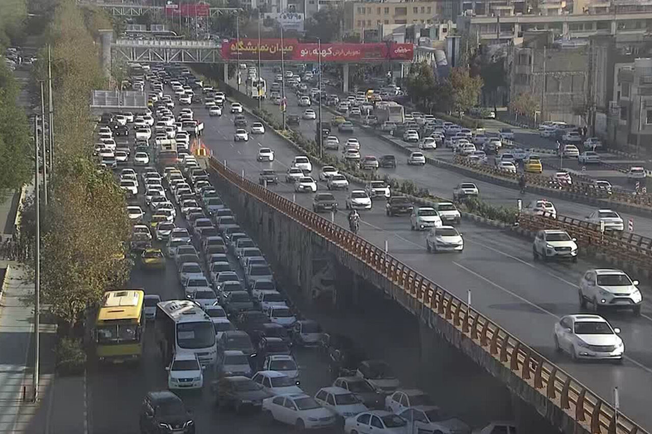 ترافیک سنگین صبحگاهی در چند محور مشهد