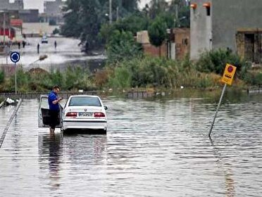 هشدار بارش باران و آبگرفتگی معابر در مازندران