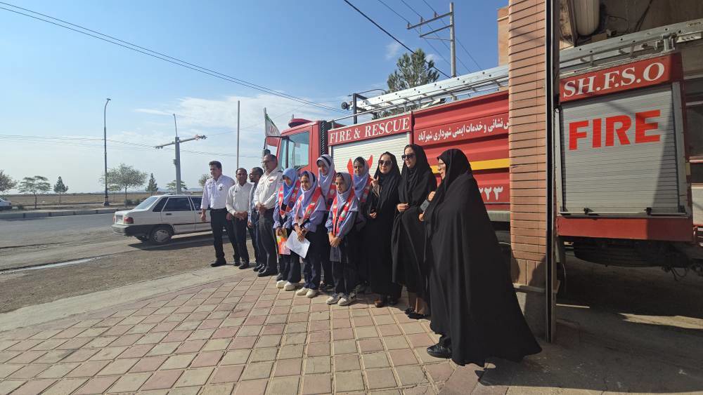 گرامیداشت روز آتش‌نشانی در بردسکن خراسان رضوی