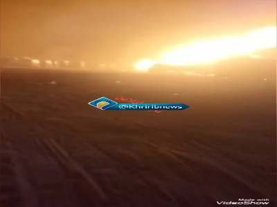 آتش‌سوزی در بخش تانکرهای سوخت گمرک اسلام‌قلعه افغانستان (مرز دوغارون)
