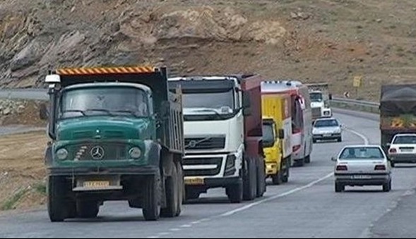 جابه‌جایی بیش از ۵.۵ میلیون تن کالا در محورهای کرمانشاه