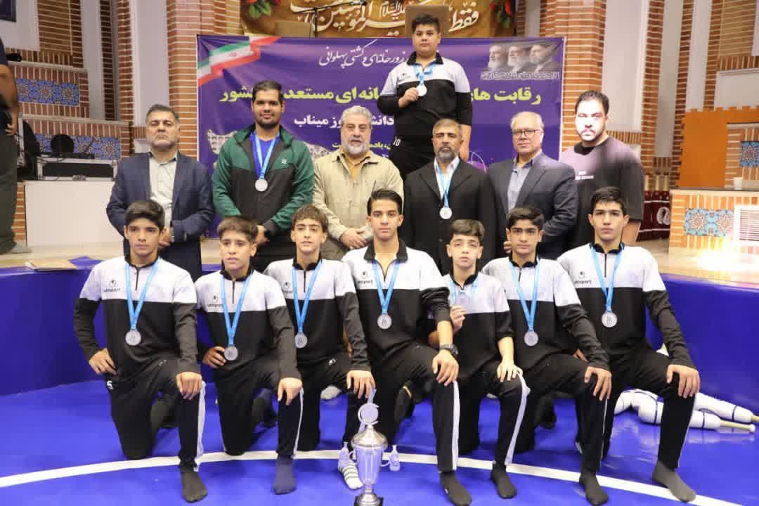 تیم ورزش زورخانه ای نایب قهرمان لیگ مستعدان کشور شد