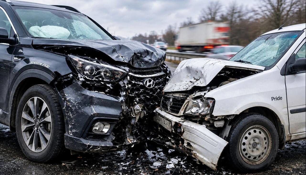تصادف در جاده اهواز- خرمشهر ۲ کشته و یک مصدوم به جا گذاشت
