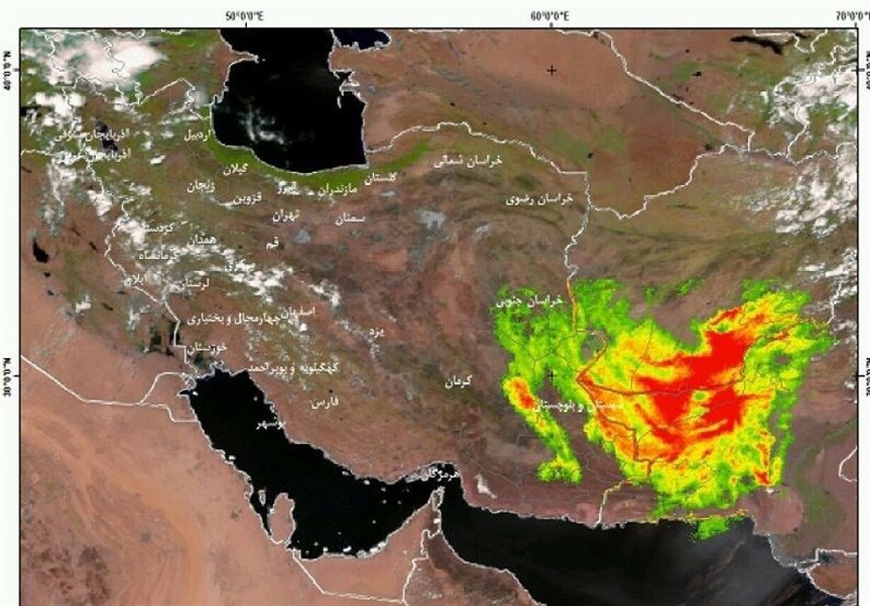 بارش شدید باران و تندباد در راه سیستان و بلوچستان