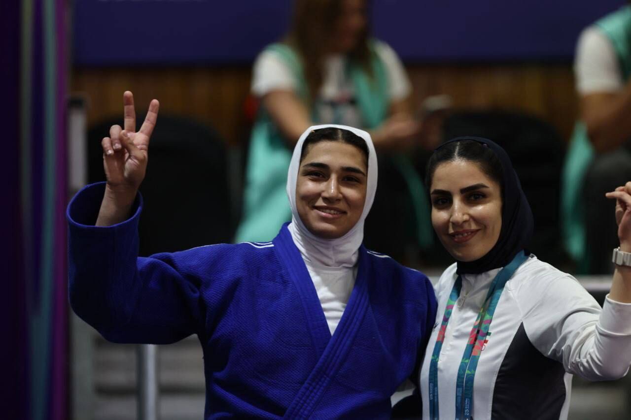 ۲ بانوی همدانی در میدان نبرد با مدعیان آسیایی جودو
