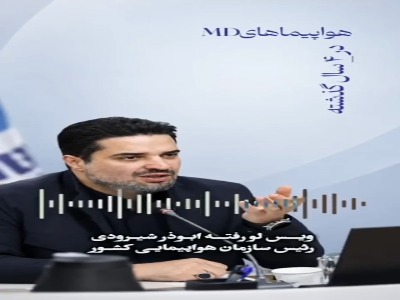 ویس لو رفته از رئیس سازمان هواپیمایی کشور خبرساز شد